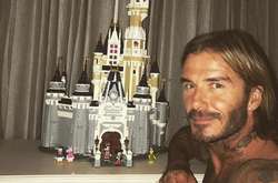 Дэвид Бекхэм шесть дней собирал для дочери замок