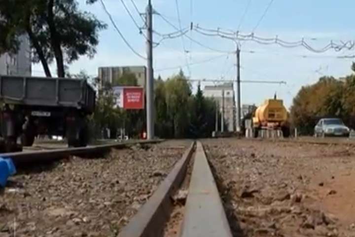 Частково завершено реконструкцію трамвайних колій по вулиці Келецькій