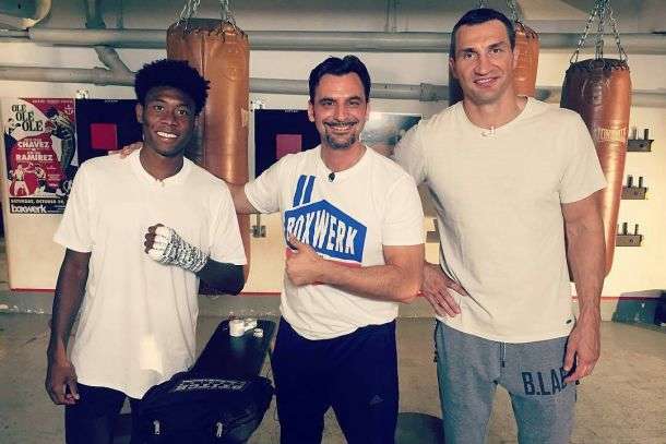 Володимир Кличко дав боксерський майстер-клас гравцю «Баварії» 