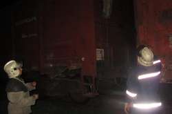 Ж/д станцию под Киевом парализовал пожар 