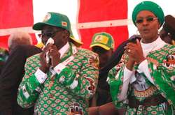 Грейс Мугабе та її чоловік &mdash; президент Зімбабве &mdash; Роберт Габріель