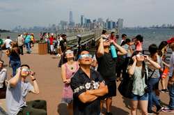 Полное солнечное затмение собрало миллионы зрителей в США