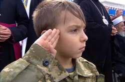 Матвій Скляренко на параді на День Незалежності