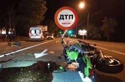 В Киеве разбился на мотоцикле сотрудник Управления госохраны