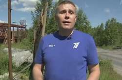 Пропагандисту російського телеканалу під час зйомок зламали ніс