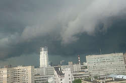 На сьогодні у Києві прогнозують грозу