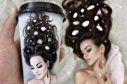 Одеситка малює неймовірні портрети на кавових стаканчиках