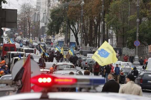 Протест у Києві: власники автівок на єврономерах озвучили свої вимоги