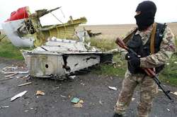 Бойовик на місці авіакатастрофи на Донбасі