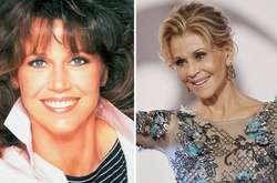 79-летняя Джейн Фонда появилась на Венецианском кинофестивале в «голом» платье