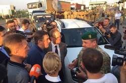 Прикордонники сказали Саакашвілі, що пункт «Шегині» може бути заміновано