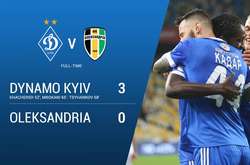 «Динамо» в першому матчі без Ярмоленка перемогло «Олександрію» 