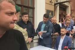 Прикордонники зачитали Саакашвілі адмінпротокол