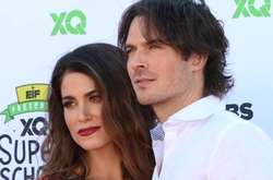 Никки Рид и Йен Сомерхолдер впервые после рождения первенца вышли в свет