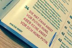 Это не оскорбление: журнал Focus объяснил Путину перевод скандальной фразы