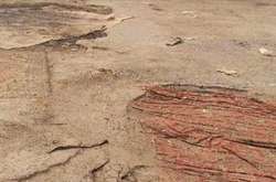 У Росії почали ремонтувати розбиті дороги старими килимами: опубліковано відео