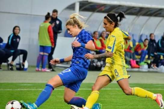 Жіноча збірна України втратила перемогу над Хорватією у першому матчі кваліфікації Кубку світу-2019