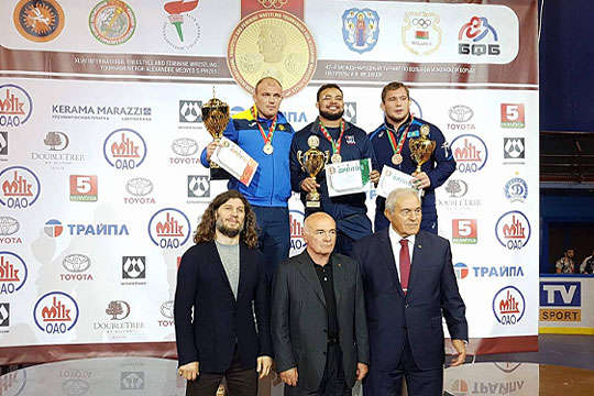 На турнірі у Білорусі українські борці завоювали десять нагород