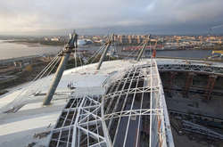 Дах нового стадіону «Зеніту» знову протік