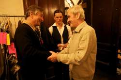 Станіслав Петров (праворуч) зустрічається з Метом Деймоном та Робертом де Ніро