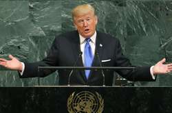Президент США Дональд Трамп виступає на Генасамблеї ООН