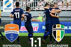 «Маріуполь» – «Олександрія»: бойова нічия в Маріуполі