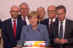 Меркель з соратниками зустріли новину про свою перемогу з сумними обличчями