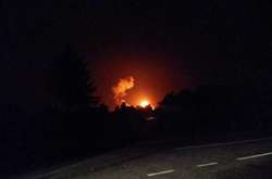 Пожежа на військовому складі у Калинівці