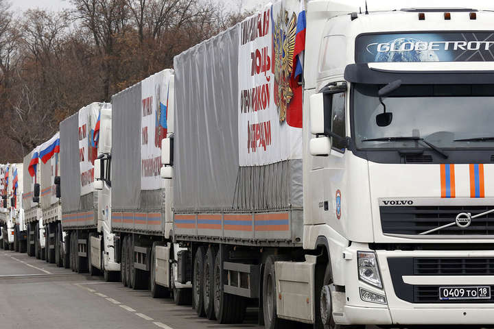 Місія ОБСЄ побачила в Луганську 15 фур російського «гумконвою» 