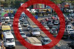 У столиці обмежено рух транспорту на Набережному шосе