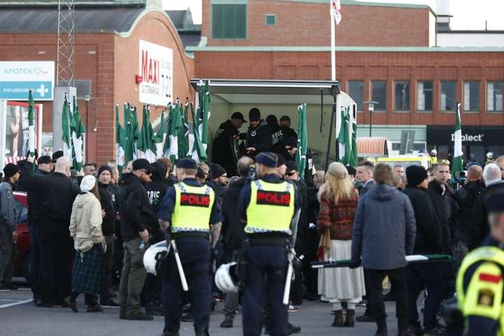 Марш неонацистів у Швеції: затримано 60 осіб