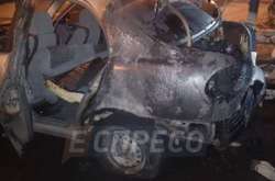 В Голосіївському районі столиці палав автомобіль