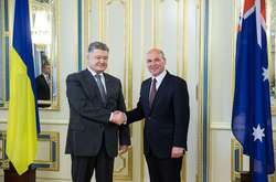 Петро Порошенко і Стівен Перрі у Києві