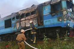 Пожежа у тепловозі, фото ілюстративне