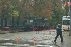 Вулиця Інститутська перекрита для транспорту та пішоходів через візит до Києва президента Туреччини