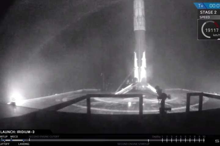 SpaceX запустила ракету з десятьма супутниками зв'язку