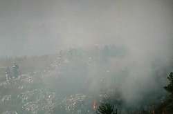 На Грибовицкой свалке под Львовом произошел пожар 