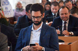 Давид Макар'ян на засіданні Миколаївської міськради