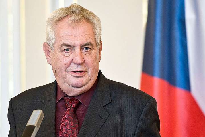 Президент Чехії Земан зробив знову резонансну заяву щодо Криму