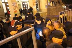 Поліція затримала активістів, які протестували проти концерту Бабкіна у Запоріжжі