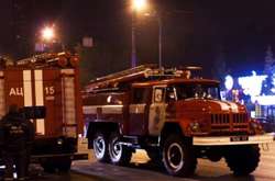 На Печерську горів підземний перехід (фото)