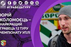 Нападник «Ворскли» став найкращим гравцем 12 туру Прем'єр-ліги