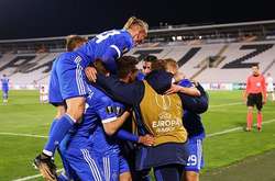 Динамо у матчі проти Партизана