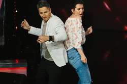 Телеведущая Ирина Хоменко прочитала рэп с Александром Педаном