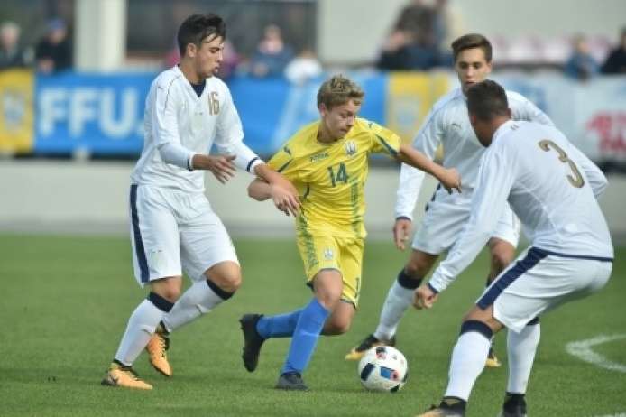 Збірна України U-16 у товариському матчі поступилася одноліткам з Італії
