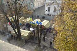  Протести біля Верховної Ради  
 Фото: Главком  