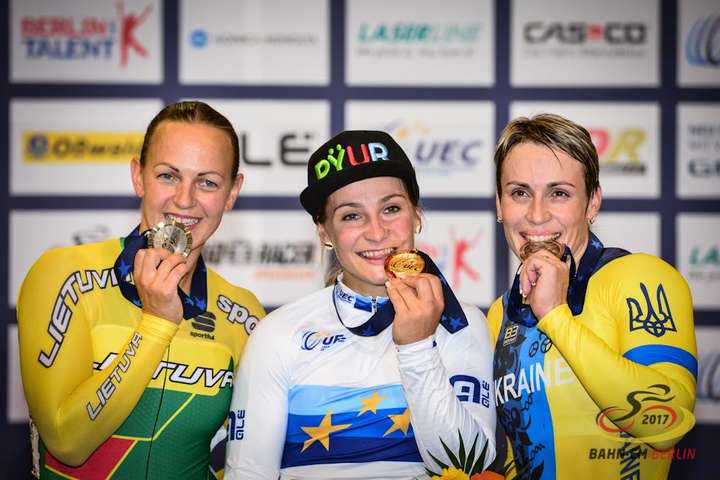 Українка Басова здобула бронзу на чемпіонаті Європи з велотреку
