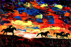 Цвета на ощупь: Ошеломляющие картины слепого художника 