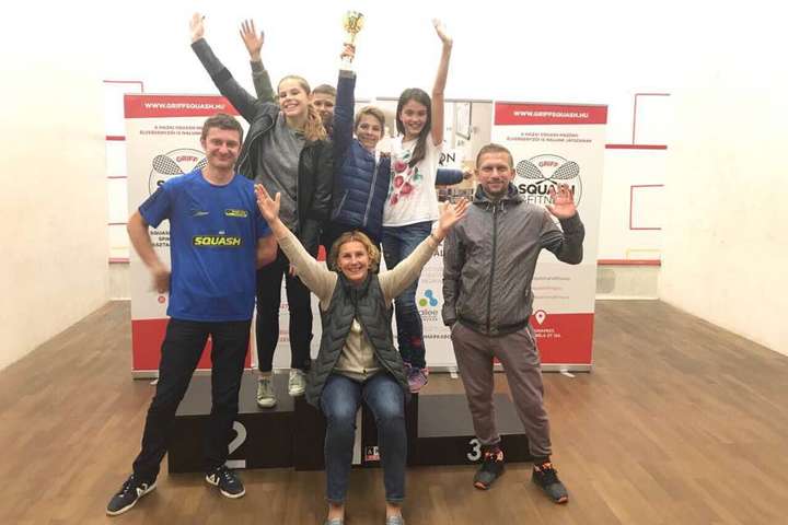 Збірна України здобула три медалі на Гран-прі зі сквошу