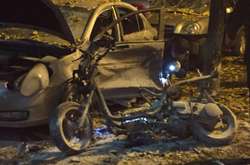 У слідчих є відео з терористом, який привіз мопед з вибухівкою під телеканал Еспресо 